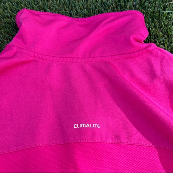 Adidas Climalite Quarter Zip Pullover Sweater Women’s Size Small - Picture 3 of 6